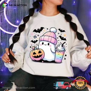 Cute Halloween Spooky Season Ghost halloween graphic shirts 2