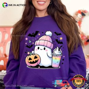 Cute Halloween Spooky Season Ghost halloween graphic shirts 3