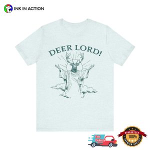 DEER LORD Funny Deer Jesus T-shirt