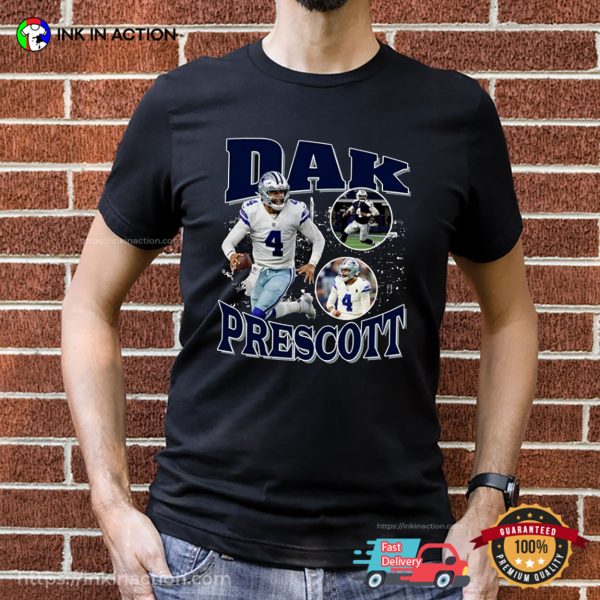 Dak Prescott Bootleg Style T-shirt