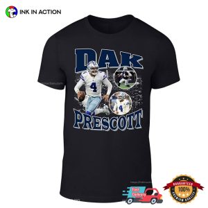 Dak Prescott Bootleg Style T shirt 3