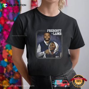 Dak Prescott & CeeDee Lamb Dallas Cowboy Fanart T shirt 3