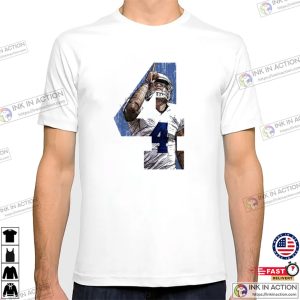 Dak Prescott Finger Point Art Work T shirt 1