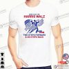 Dancing Harris Walz No Step Back Election T-shirt