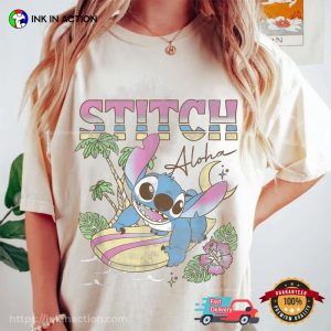 Disney Stitch Aloha Sufer Vintage Comfort Colors T-shirt