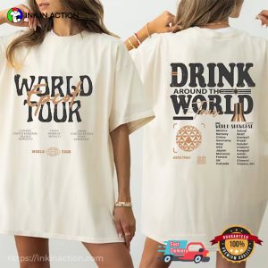 Disneyland Epcot World Tour, Drink Around The World The Tour Shirt