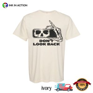 Don’t Look Back Skeleton Driver halloween graphic shirts 1