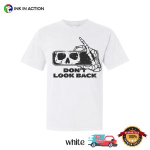 Don’t Look Back Skeleton Driver halloween graphic shirts 3