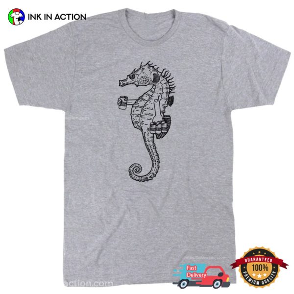 Drunk Seahorse Funny Beer Shirts