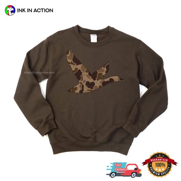 Duck Hunting Goose Camo Hunter Tee