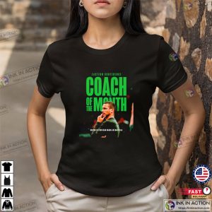 Eastern Conference Coach Of The Month Joe Mazzulla Boston Celtics T shirt 1