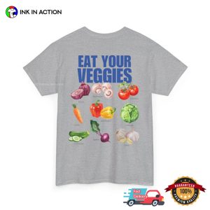 Eat Your Veggies Vegetables Market Comfort Colors Tee 1