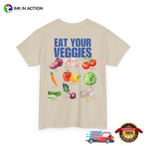 Eat Your Veggies Vegetables Market Comfort Colors Tee 2