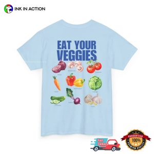 Eat Your Veggies Vegetables Market Comfort Colors Tee 3