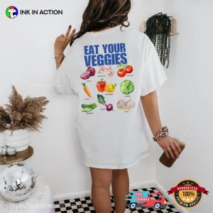 Eat Your Veggies Vegetables Market Comfort Colors Tee