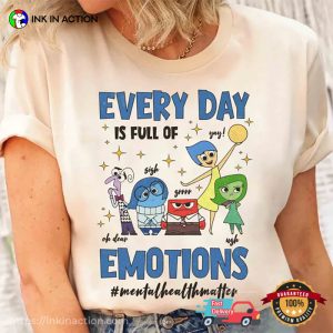 Every Day Is Full Of Emotions Inside Out Disney Comfort Colors Tee