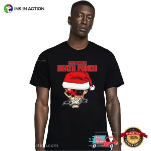 FIVE FINGER DEATH PUNCH Santa Knucklehead T shirt 2