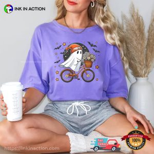 Fall Ghost Ride Cute Comfort Colors T-shirt