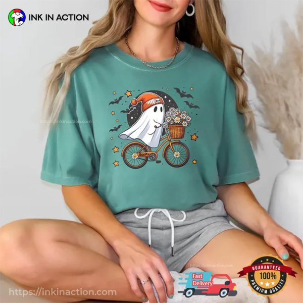 Fall Ghost Ride Cute Comfort Colors T-shirt