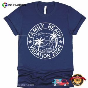 Family Beach Vacation 2024 Family Vacation Comfort Colors T shirt 1