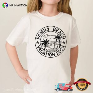 Family Beach Vacation 2024 Family Vacation Comfort Colors T shirt 2