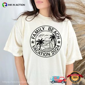 Family Beach Vacation 2024 Family Vacation Comfort Colors T shirt 3