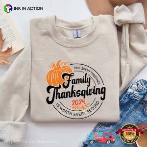 Family Thanksgiving 2024 Crew Holiday T shirt 2