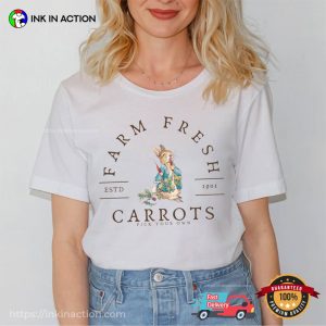 Farm Fresh Carrots Peter Rabbit Comfort Colors T shirt 1