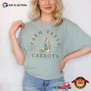 Farm Fresh Carrots Peter Rabbit Comfort Colors T shirt 2