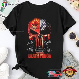 Five Finger Death Punch Band Signatures T shirt 3