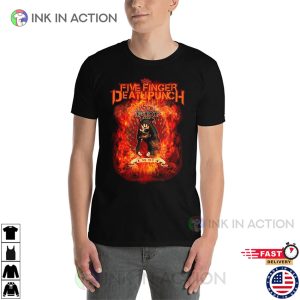 Five Finger Death Punch I'm Sin Evil Burn T shirt 2