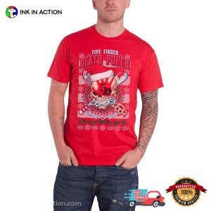 Five Finger Death Punch Zombie Kill Xmas T shirt 1