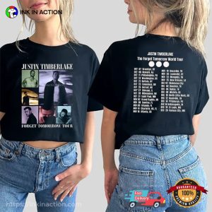 Forget Tomorrow Tour 2024 Dates Vintage Justin Timberlake Concert T shirt