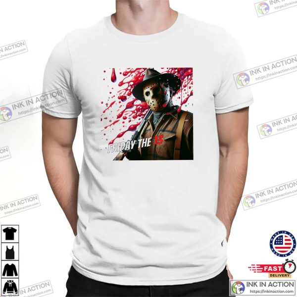 Friday The 13th Serial Killer Jason Portrait T-shirt