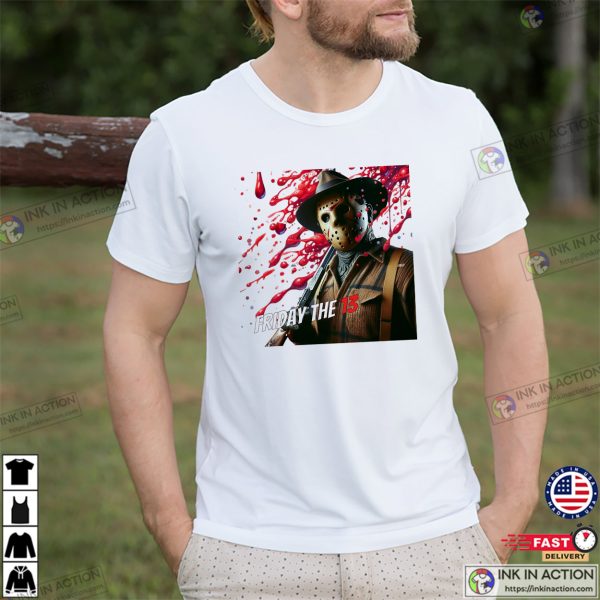 Friday The 13th Serial Killer Jason Portrait T-shirt