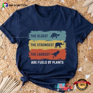 Fueld By Plants Veggie Animals Comfort Colors T shirt 3