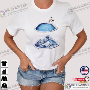 Funny Kanagawa Sumo Great Wave Shirt