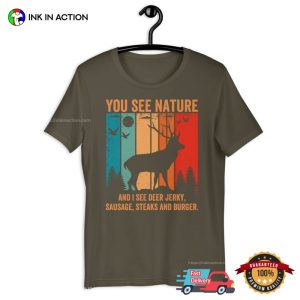 Funny You See Nature Vintage 90s Unisex T-shirt