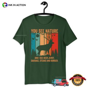 Funny You See Nature Vintage 90s Unisex T shirt 2