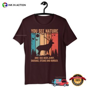 Funny You See Nature Vintage 90s Unisex T shirt 3