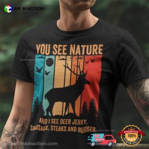 Funny You See Nature Vintage 90s Unisex T shirt