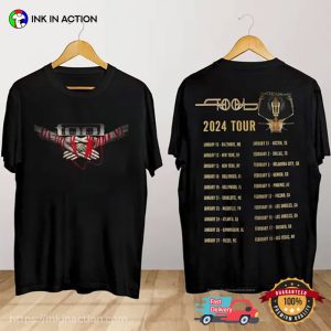 Get Ready For Foo 2024 Tour Shedules 2 Sided T shirt 2