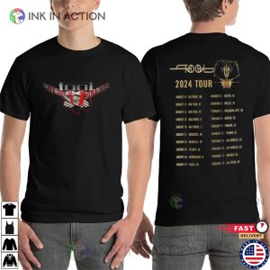 Get Ready For Foo 2024 Tour Shedules 2 Sided T-shirt