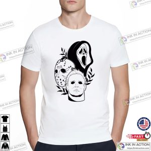 Ghostface Jason Voorhees Michael Myers Horror Characters Tee