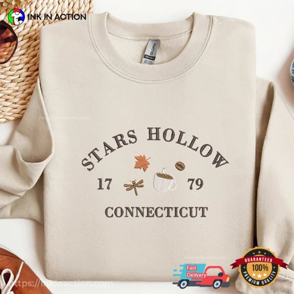 Gilmore Girls Stars Hollow Connecticut T-shirt