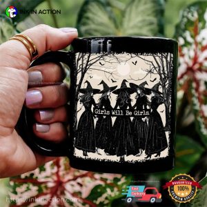 Girls Will Be Girls Witchy Halloween Mug 2