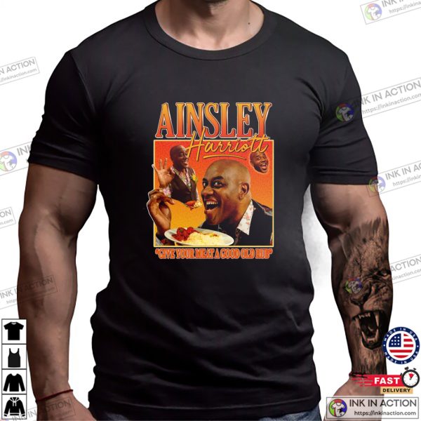 Give Your Meat A Good Old Rub Funny Ainsley Harriott T-shirt