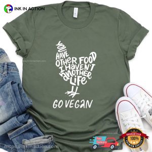 Go Vegan, Happy vegetarian day Comfort Colors T shirt 3