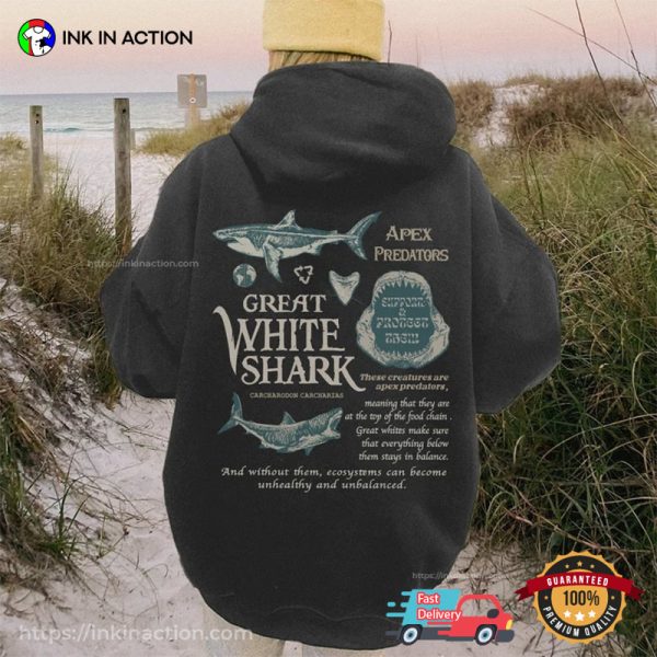 Great White Shark Biologist T-shirt