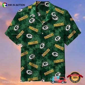 Green Bay Packers NFL Forest Green Hawaiian Shirt